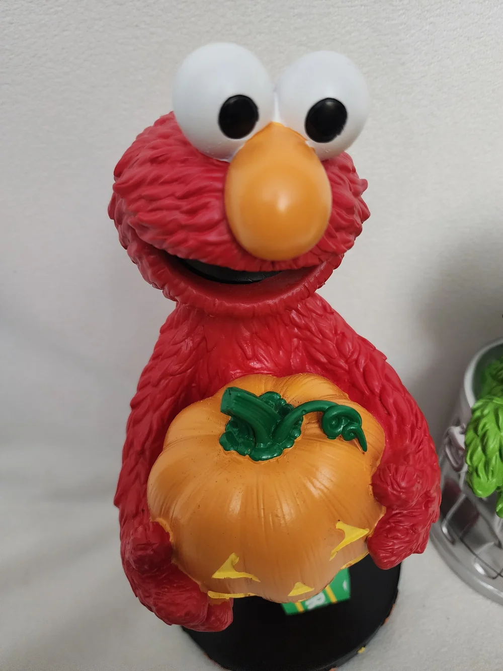 Sesame Street Halloween Elmo & Oscar Party Figurine Set - Red, Green